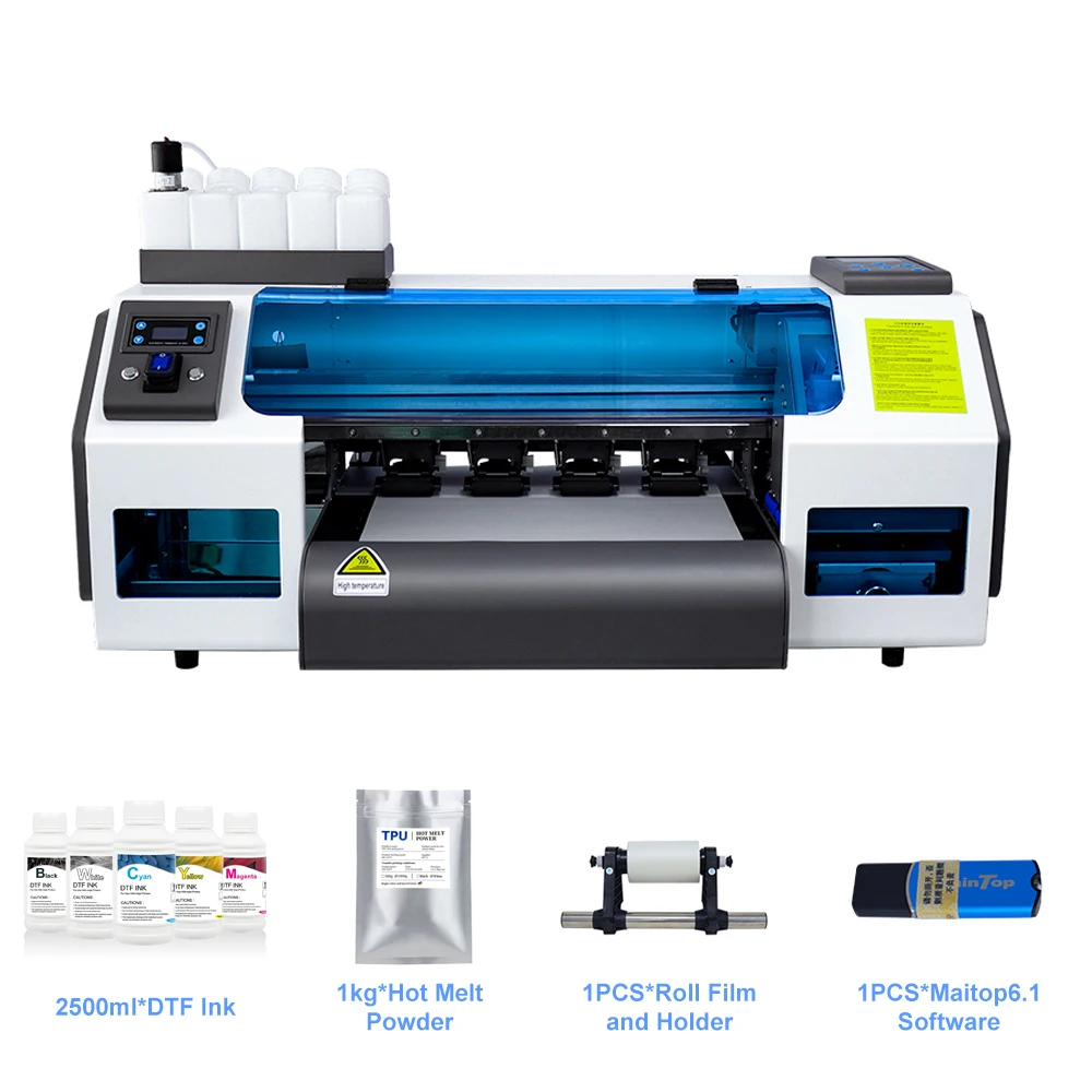Roll To Roll DTF tshirt Printer 30cm pet Film double XP600 Impresora DTF  Printer Machine - AliExpress
