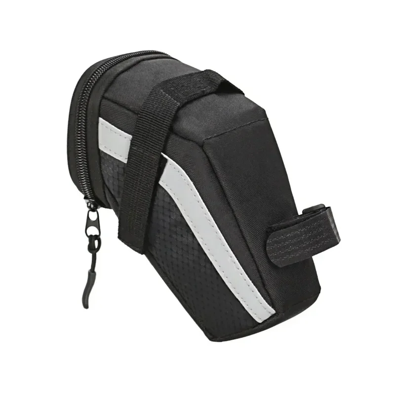 Bike Bag Bike Saddle Bag 1L Small Storage Cycling Seat Tail Rear Pouch Bag Accessory Kit Tool Reflective Cycling Accessories