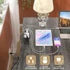 L Shaped Desk with Drawers, 60 Inch Corner Computer Desks with USB Charging Port and Power Outlet, Large 2 Person Home Office T 4