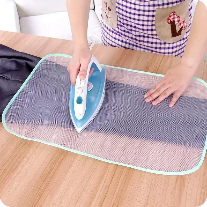 1-15pcs Cloth Protective Press Mesh Insulation Ironing Board Mat Cover Against Pressing Pad Mini Iron Random Colors