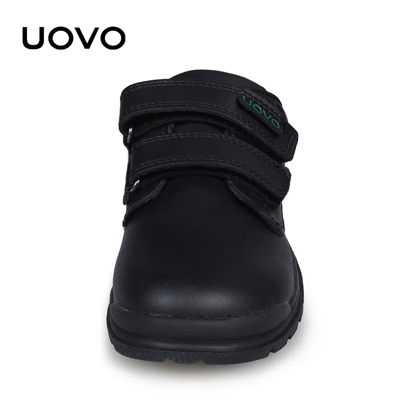 UOVO Kids  Leather Shoes For Boys School Show Dress Shoes Classic British Oxford Shoes Children Wedding Loafer Moccasins