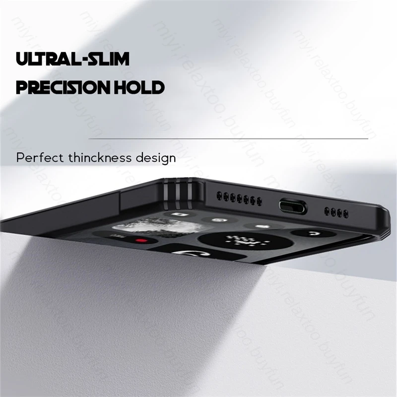 Phone Case Camera Lens Protector Case Camera Protector Case Phone Protector Cover Plastic Casing Camera Lens Case For Nothing CMF Phone 1 5G Case Airbag Anti-knock Camera Protective Cover Clear Acrylic Shell