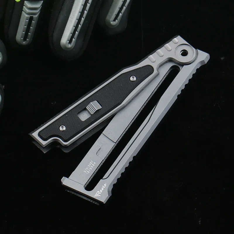 REATE-M Knife Handle Accessories DIY Work 6061-T6 Aviation Aluminum Alloy Material 6