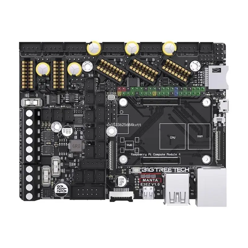 

BIGTREETECH Manta E3 EZ Control Board 32Bit, New Upgrade Silent Board for Ender3 Dropship