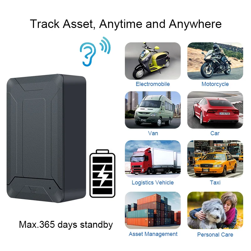 GPS Tracker TrackerKing JX05 Portable Car Rastreador Magnet longtime Standby Voice Monitor Vibration Alarm Free Tracking APP