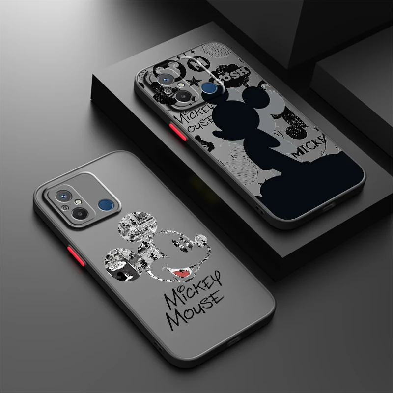 

Mickey Mouse Baby For Xiaomi Redmi 12 12C 10 11A 10X 10C 9C 9A 9AT 9 8A 8 Frosted Translucent Hard Phone Case Phone Case
