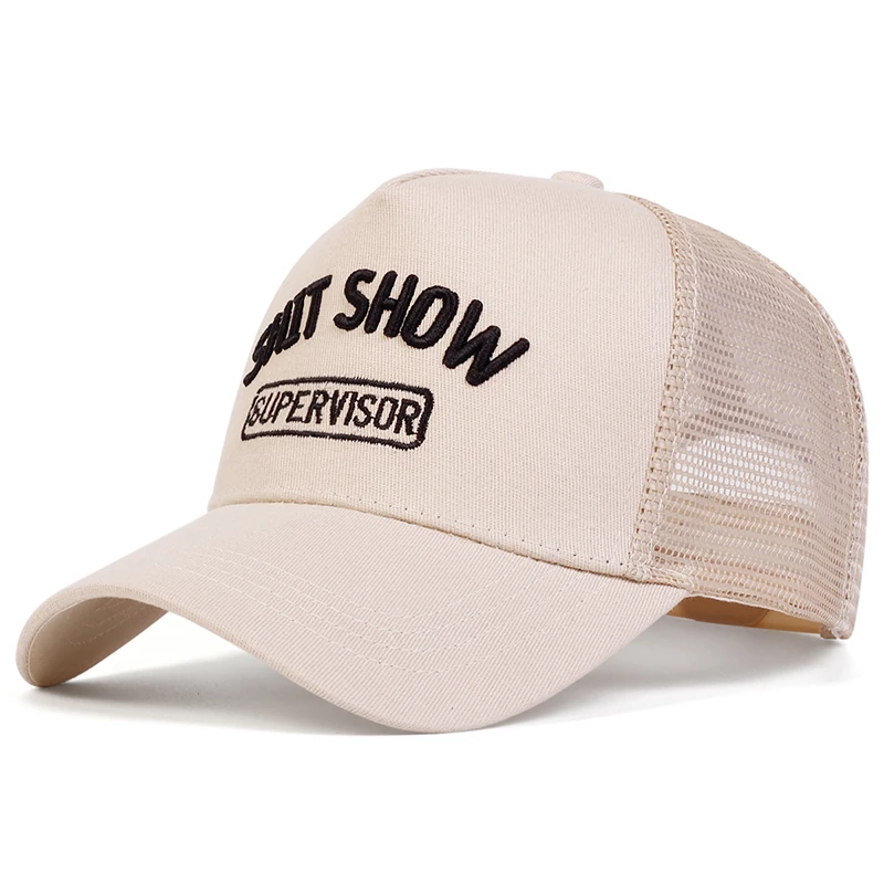 Unisex SCHIFF SHOW Brief Stickerei Baseball Net Caps Frühling und Sommer Outdoor Einstellbare Casual Hüte Sonnenschutz Hut Sport Kappe – Detail 8