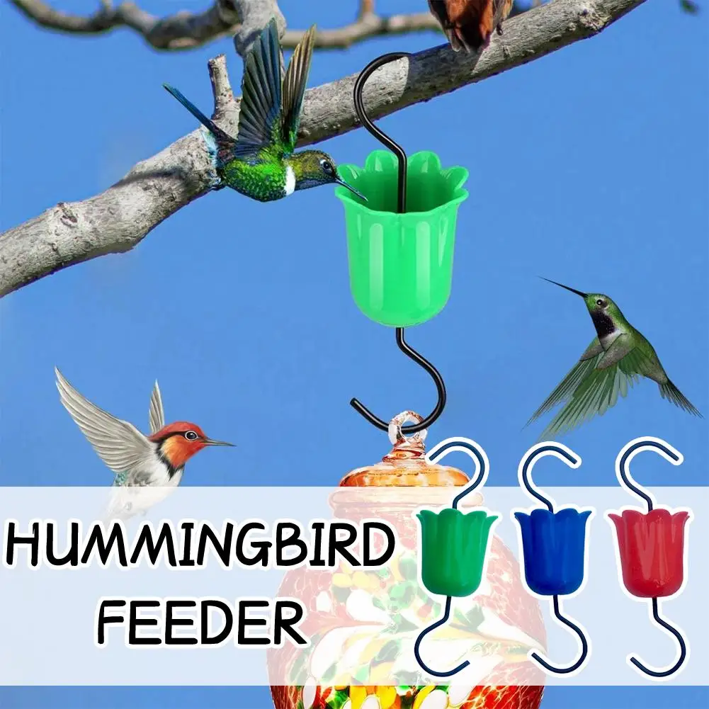 

Hummingbird Feeder Trap Hooks With Brushes Multi-Functional Outdoor Storage Rack Anti Leakage Home Ant Moat For Outdoor J7H8
