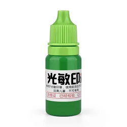 Vibrant 10ml Multi-Color Stamp Refill Ink for Office & School Supplies (Fruit Green)