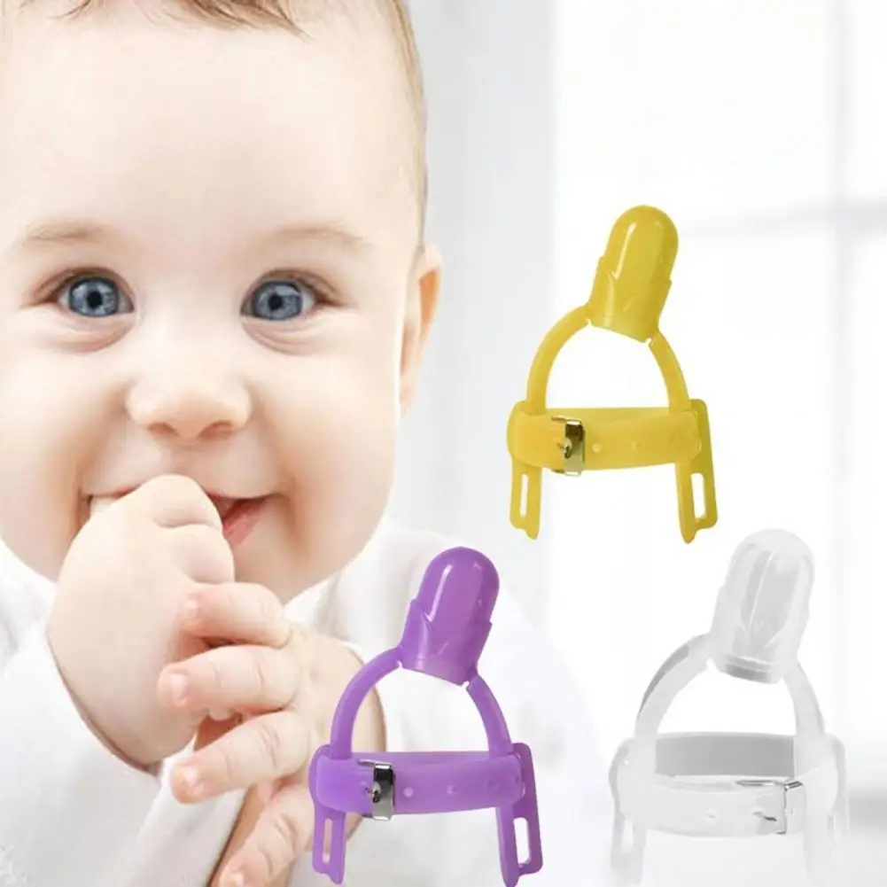 Baby Finger Sucking Guards High Toughness Adjustable Silicone Children Nail Biting Preventing Baby Finger Guard for Kids anti nail biting polish