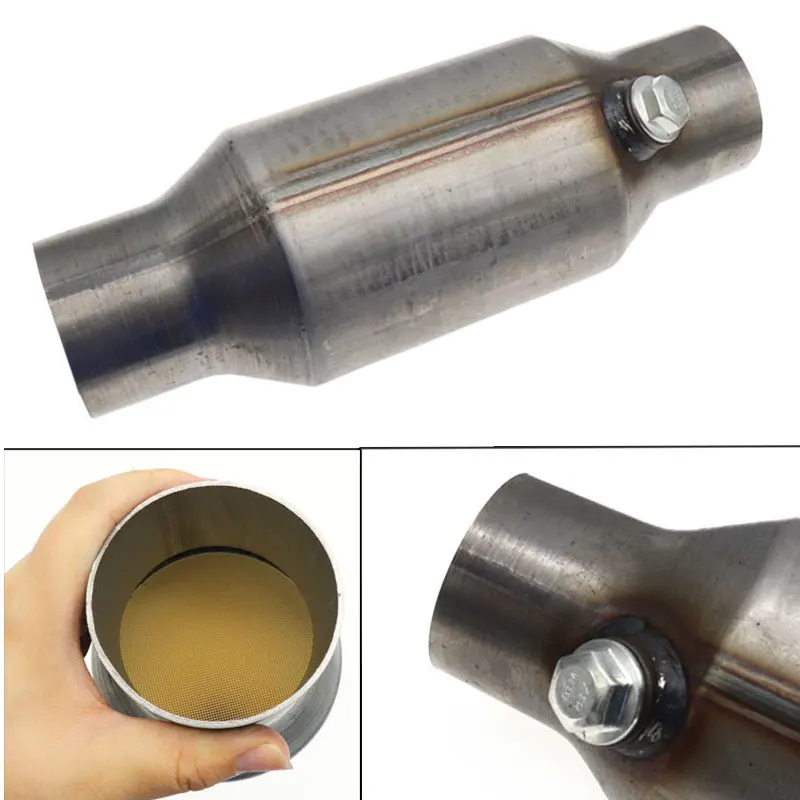 25inch400HoleUniversalCatalyticConverterCarHighFlowconverter