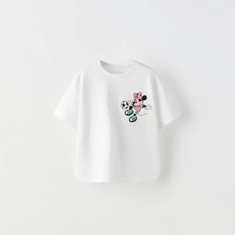 New Design Tees 1-7Age Children Clothing Casual Loose Trendy Tops Cute Short Sleeve TShirts Printing Tops For Boys And Girls 4