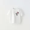 New Design Tees 1-7Age Children Clothing Casual Loose Trendy Tops Cute Short Sleeve TShirts Printing Tops For Boys And Girls 4