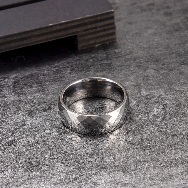 Besttohave - Anello Da Uomo A Fascia, Per Fidanzamento E Matrimonio, In Titanio, 7 Mm Di Larghezza, Con La Frase "I Love You" Incisa In Piccolo All'interno, Classico, Unisex, Comodo E Titanio - Foto 11