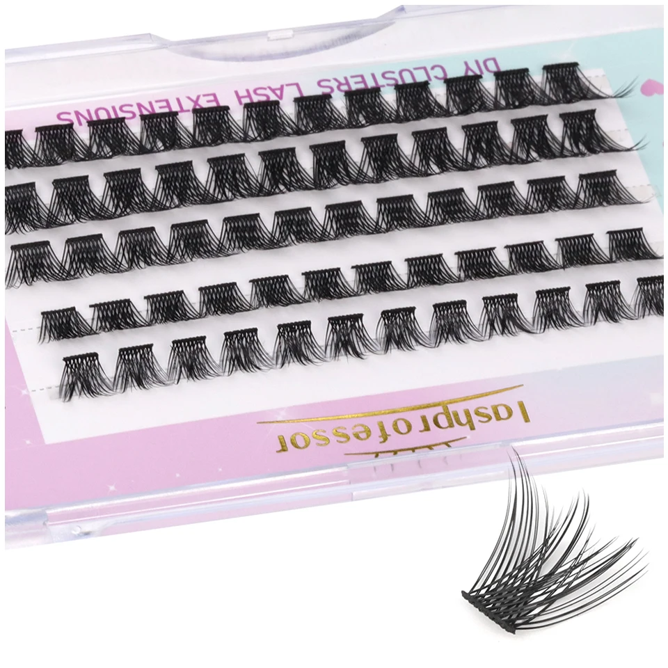 

60 Clusters Soft Segmented False Bundles Eyelashes DIY Individual Lash Extensions CoMango Mega Volume Lashes Cluster DIY At Home