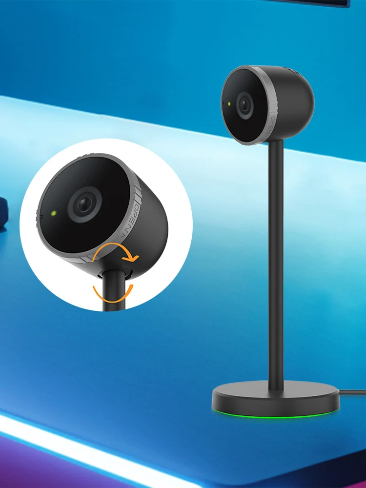 For NS2 Creative Desktop Camera 1080P Video Recording Camera Adjustable High Definition Computer Camera Game Console Accessory