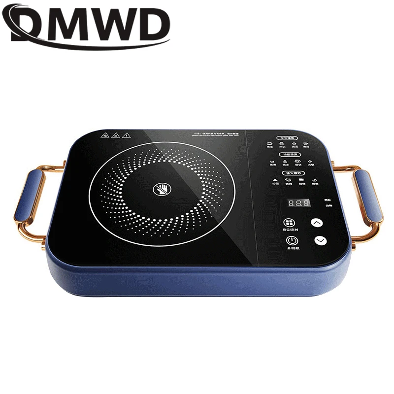 2200W Multi-function Electric Ceramic Stove Smart High-power Stir-fry/Hot Pot Induction Cooker Home Timed Electric Tea Stove