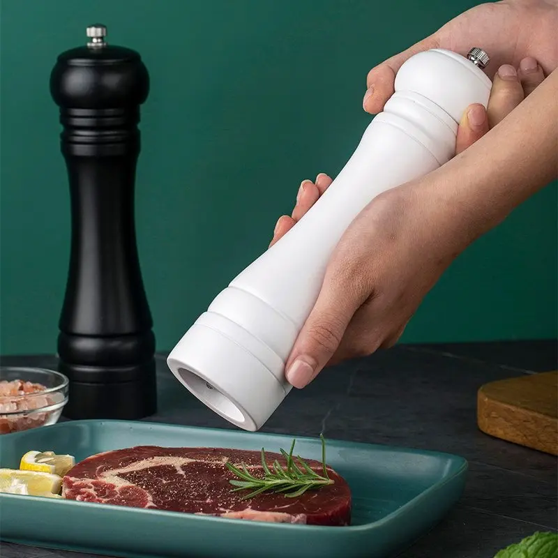 Salt and pepper grinder 8-inch PU paint