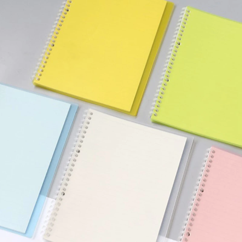 핫세일 5개입 30홀 루즈리프 플라스틱 바인딩 링 스프링 스파이럴 링 사무용품