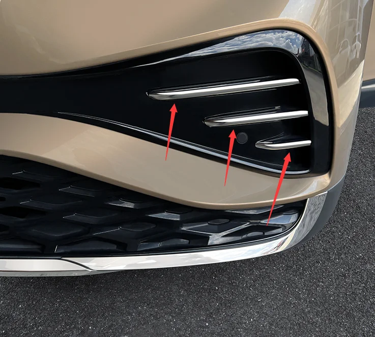 Smoked Black Front Fog Light Guard Cover Trim Accessories For Ford Mustang 2018+ - Foto 2