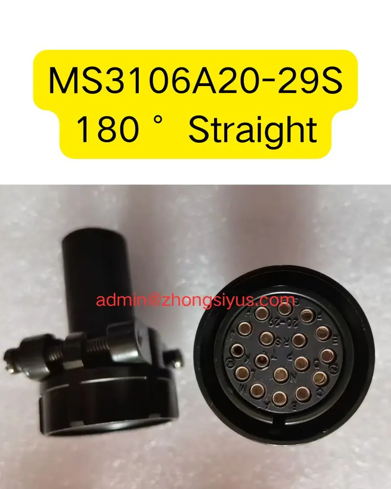  새 커넥터 MS3106A20-29S 180 °   직선