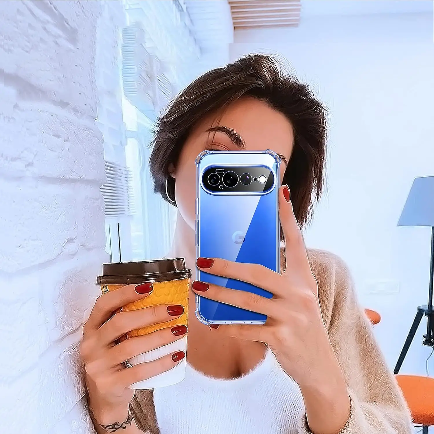 Reinforced Soft TPU Air Cushion Case with Camera Protection