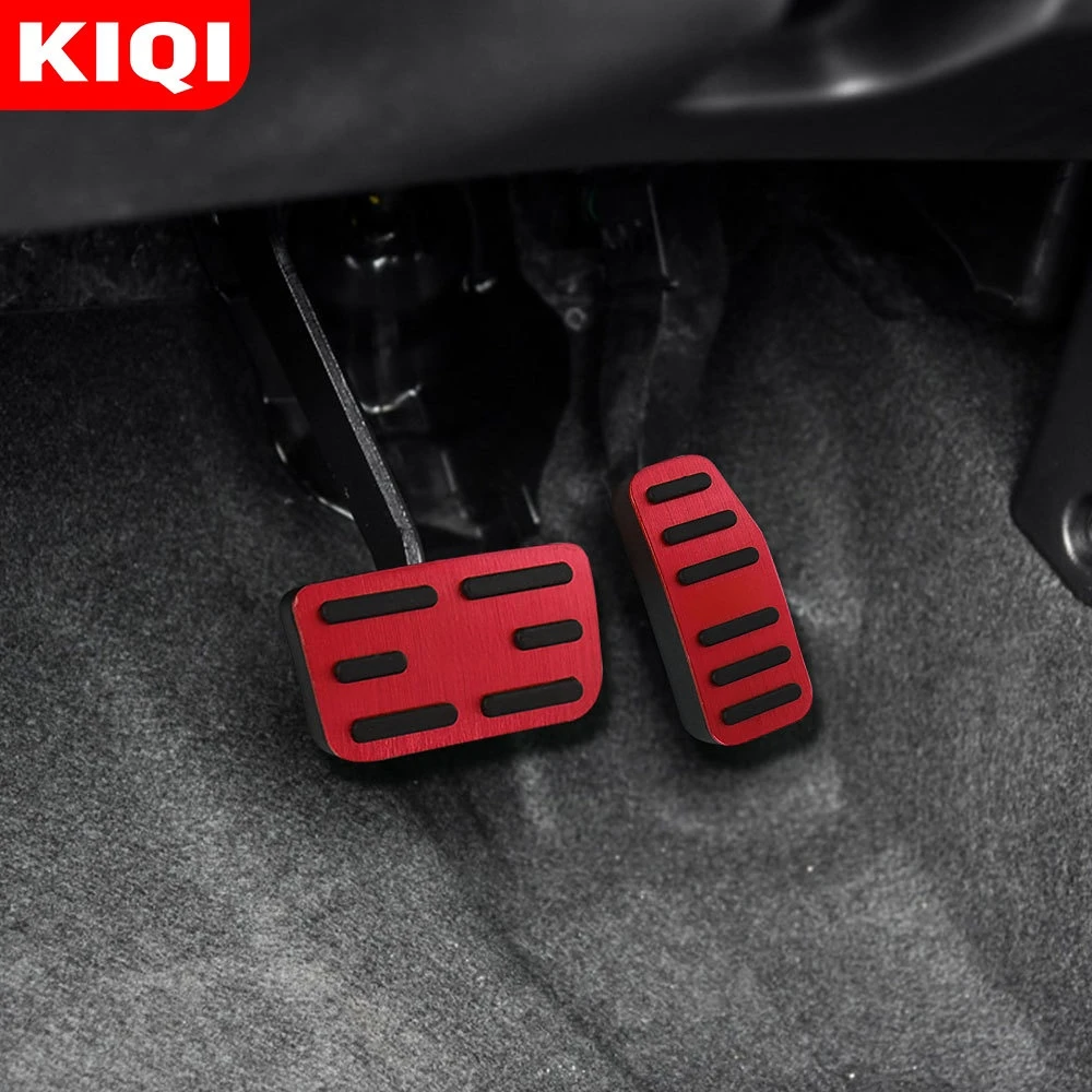 AT Car Pedals Brake Gas Pedal Protector Cover For Honda Fit Jazz 2011-2Pcs/Set