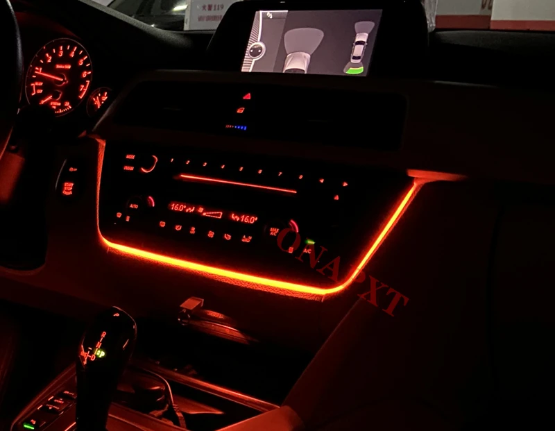 LED Console Panel Ambient Light For BMW 3Series F30 F31 F34 M3 4Series F32 F33 F36 M4 Radio AC Control HVAC Panel Backlights - 34