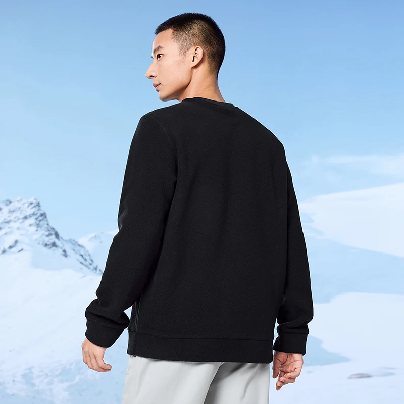 Xtep Pullover Sweater Male Winter Keep Warm Casual Sweatshirt Sports Durability Trendy Everyday Training Tops 876429930066