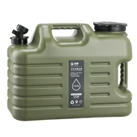 18.5L Water Bucket Large Capacity Portable Camping Bucket Water Storage with Detachable Faucet for Camping Fishing Picnic Hiking 1