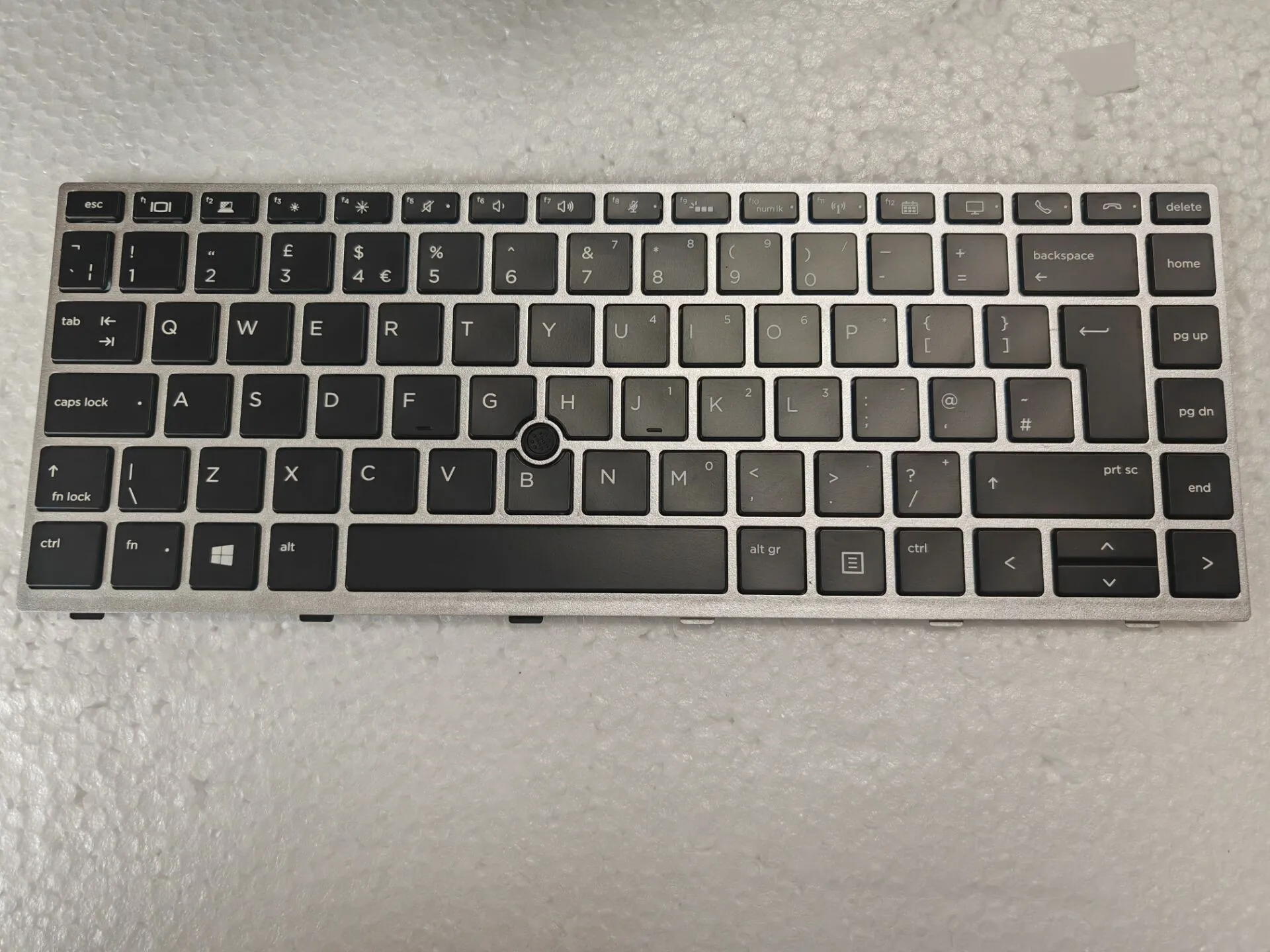 Tastiera Uk Per Hp Elitebook 745 G5 745 G6 840 G5 846 G5 840 G6 Zbook 14U G5 14U G6 Cornice Argento Retroilluminata