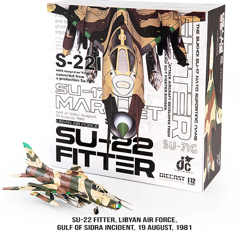 

1/72 Scale LIBYAN Air Force Su-22 Fighter Diecast Alloy Aircraft Airplane Replica Model Toys Plane Collection Display Gifts Fans