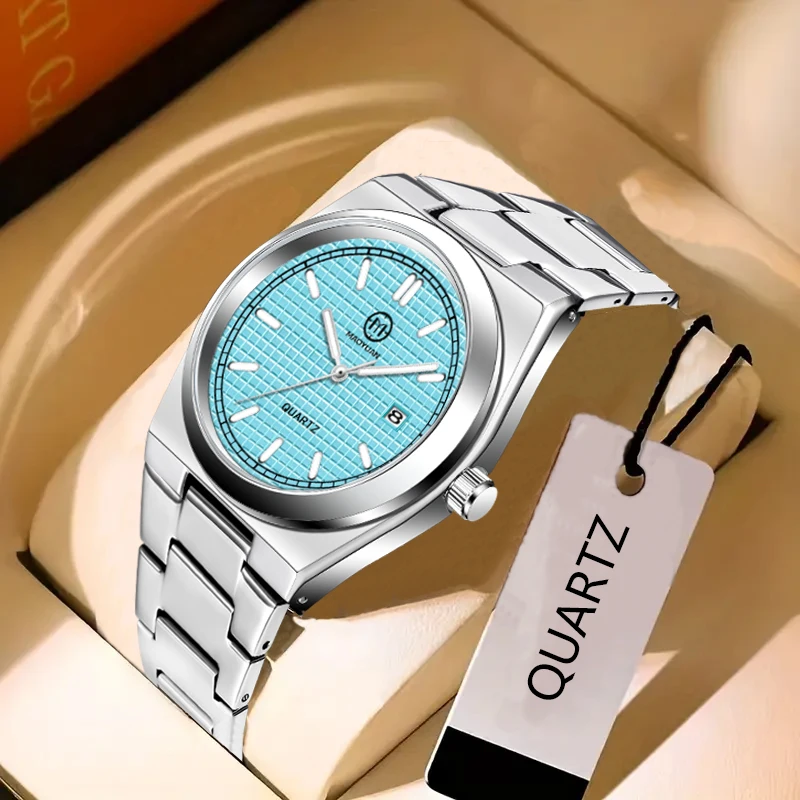 ساعة MAOYUAN رجالية فاخرة كوارتز – زرقاء مقاومة لل...