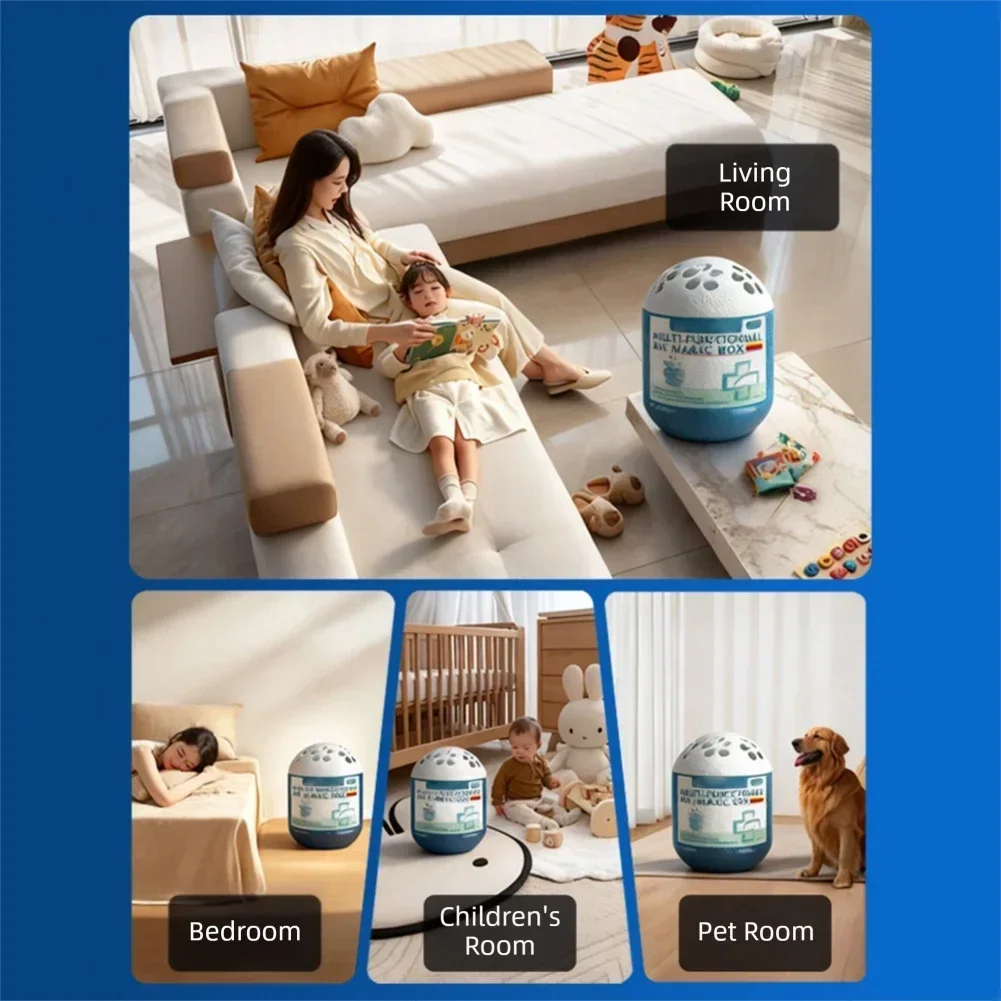 Air Magic Box Purifier - Ultimate Dust Remover & Odor Eliminator with Powerful Suction
