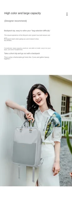 Aesthetic School Backpack For Teen Girl,15.6in Laptop Bookbag For