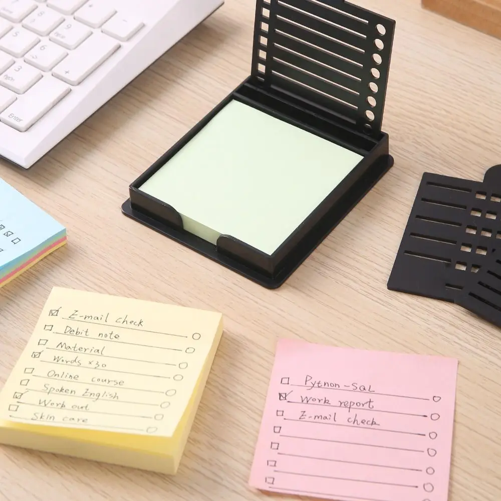 Enhanced Sticky Note Organizer Set with Stencil Templates