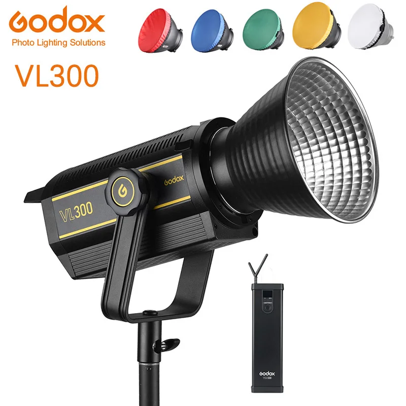 

Godox VL300 LED Bowens Mount светильник фотостудии Аксессуары для прямой трансляции видео youtube tiktok pk aputure 300X