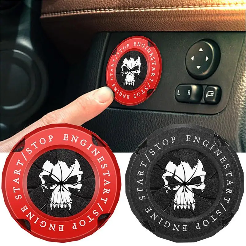 

Защитная крышка кнопки запуска, универсальный защитный чехол для кнопки запуска и остановки зажигания двигателя, украшение салона автомобиля, автомобильные аксессуары