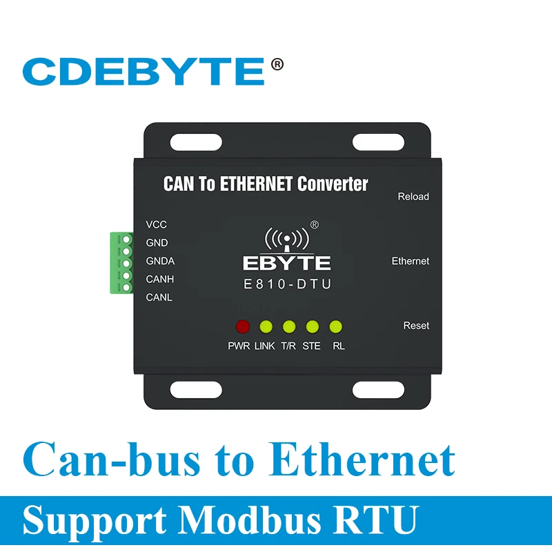 CAN-BUS to Ethernet Interface RS485 CDEBYTE E810-DTU(CAN-ETH) Two Way Socket Transparent Transmission Wireless Modem IoT TCP/UDP