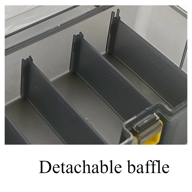 Description Picture 6 of itemDouble Layer Lure Tackle Box Removable Plastic Fishing Tackle Box Fake Bait Hook Fishings Gear Tool Multifunctional Storage Box