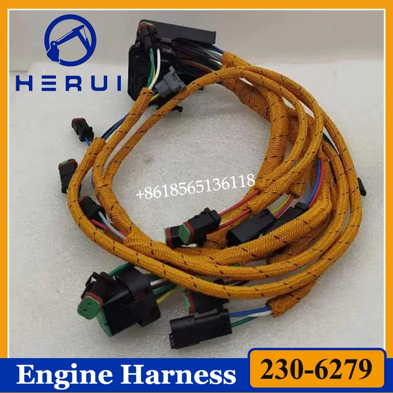 

230-6279 2306279 for Caterpillar Excavator Parts CAT330C E330C Harness C-9 Engine Wiring Harness