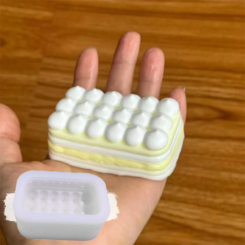 Cartoon Animal Cup Cake Shape Silicone Mold Handmade Scented Candle Mould DIY Mould Supplies mochi squishy toy moulds
