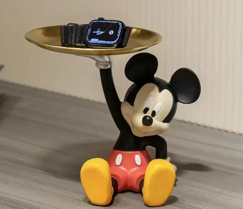 

Kawaii Disney мультфильм Микки Маус фотофигурка для дома мягкая гостиная фотография милые украшения подарок