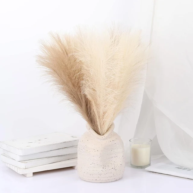 10Pcs Artificial Flowers Fluffy Pampas Grass