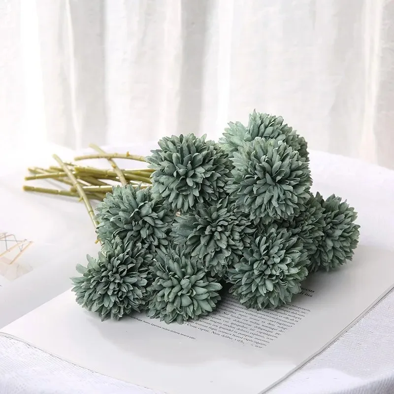 1/3PCS Hortensien Künstliche Blumen Bouquet Hochzeit Dekoration Vase für Home Room Decor Gefälschte Blumen Garten Ornament Zubehör – Detail 11