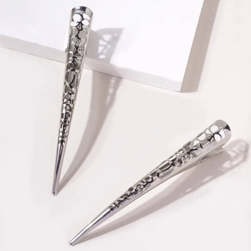 Elegant Metal Hair Clips - Stylish Salon Hairdressing Accessories