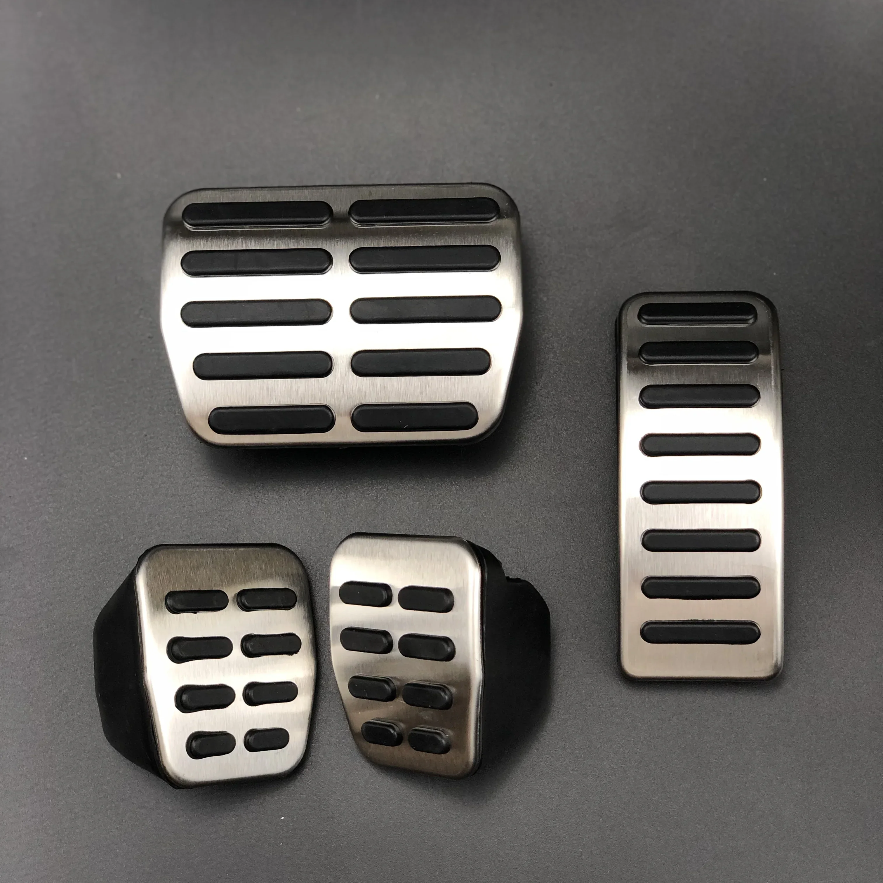 Car Pedal Pads For Volkswagen Polo Amarok Beetle Jetta MK4 Bora Golf 4 Vento /Skoda Octavia 1U Fabia 1 Rabia Rapid Roomster car accessories car pedals pedal cover stainless steel pedal cover racing pedals