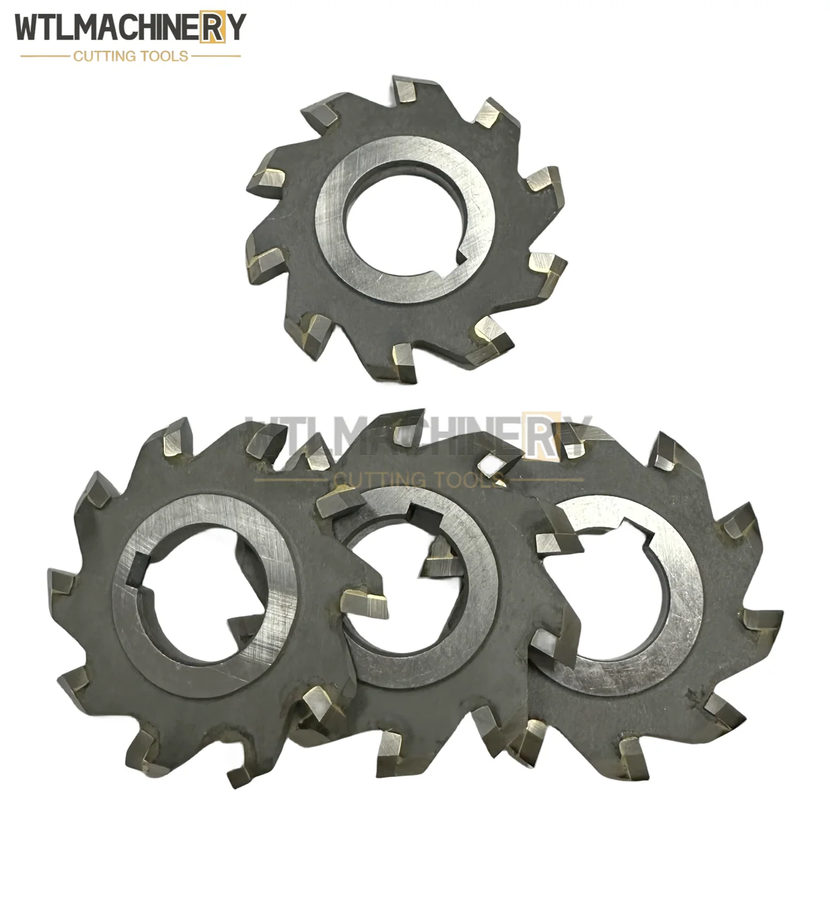 1Pc OD:50mm Carbide Double Angle Milling Cutter V Shape Slot Trapezoid Slot