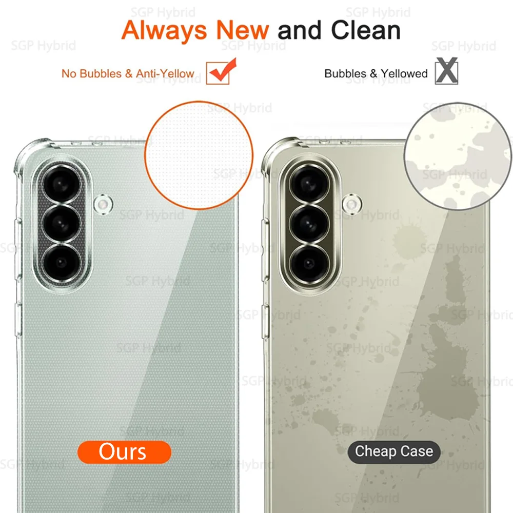 Durable Shockproof Soft Phone Case with Clear Airbag Protection