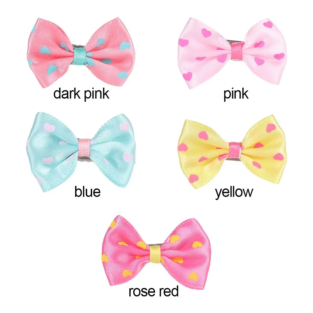 Hair Clips For Dogs Cat Sweet Bow Hairpins Colorful Hair Barrette Puppy Beauty Supplies Pet Butterfly Bows Pet Supplies 5